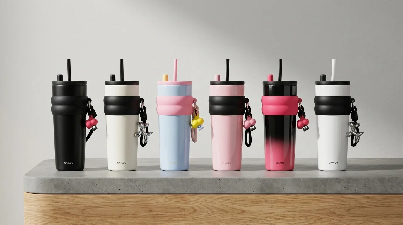 Koleksi 6 Pilihan Warna CIVAGO 26oz